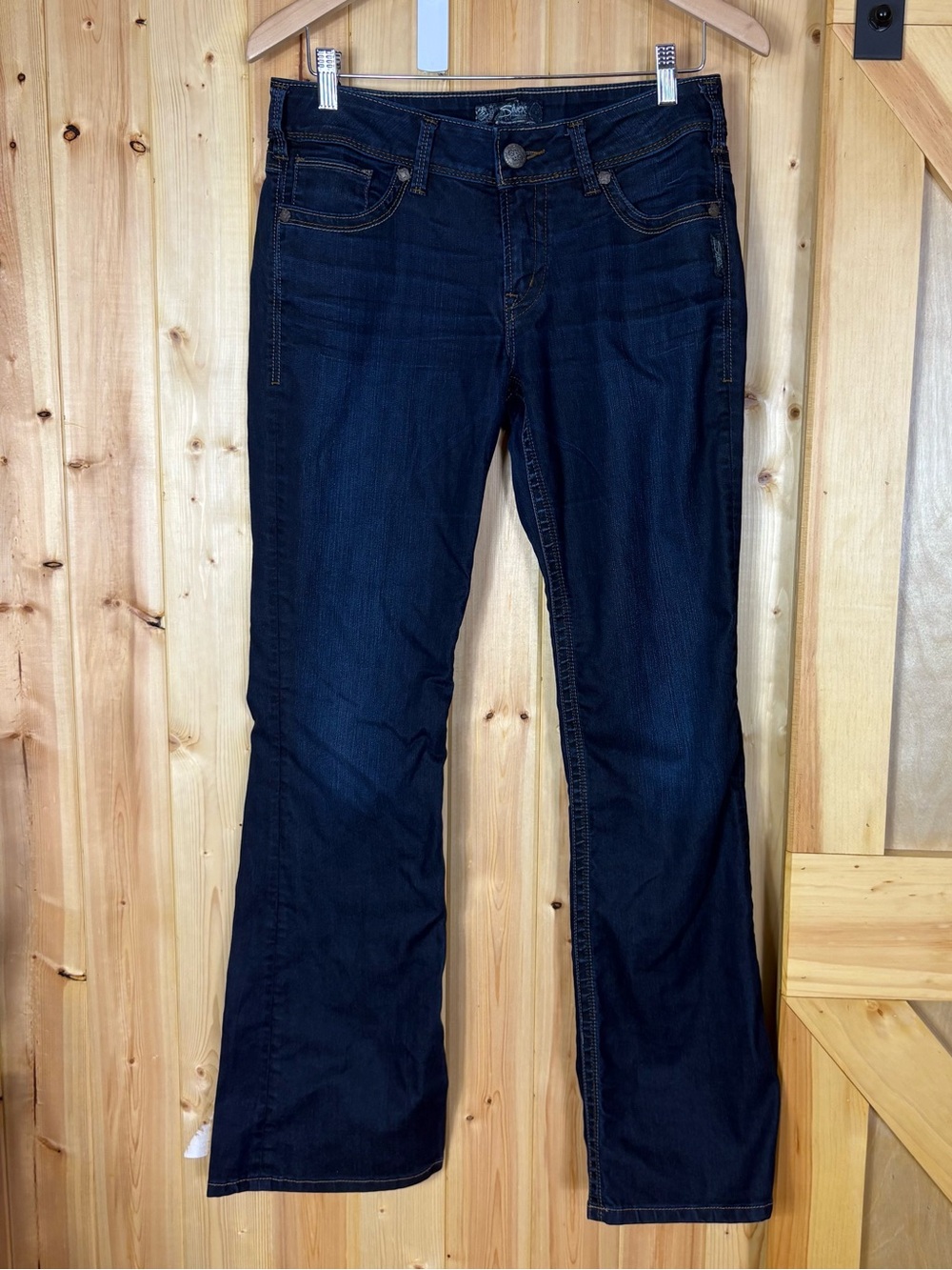 Silver Jeans Suki 29X32 Dark Wash Coastal Cowgirl Western Casual Classic Blue